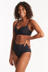 Sea Level Eco Essentials Cross Front Moulded Cup Bra